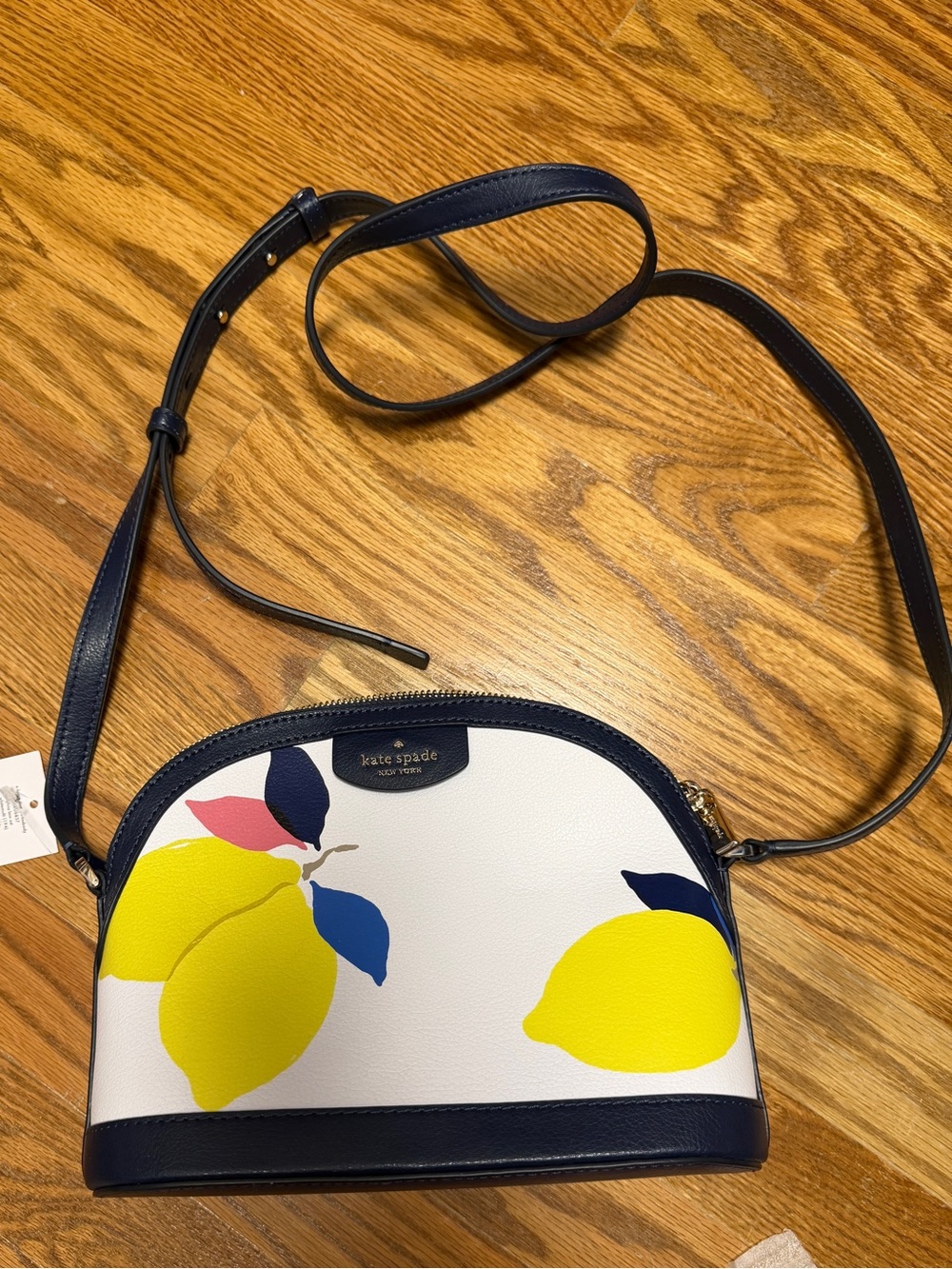 NWT Kate Spade Sylvia Lemon Zest Print Crossbody